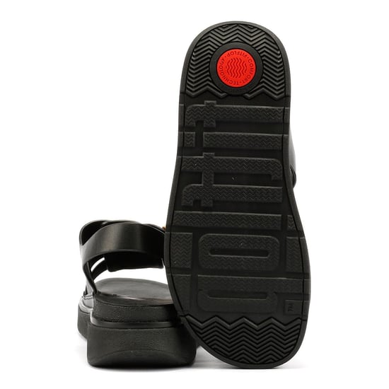 FitFlop GEN-FF Fisherman Damen Sandalen Aus Schwarzem Leder - Image 4