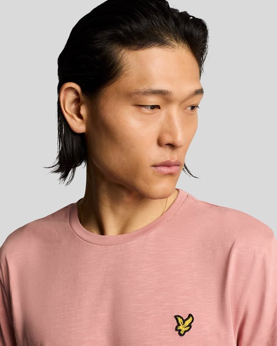 Lyle & Scott Slub T-Shirt - Blau - Image 4