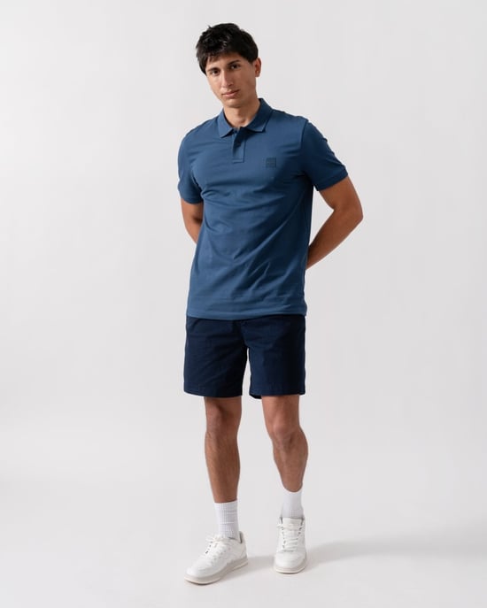BOSS Orange Passenger Herren Stretch-Baumwoll Slim-Fit Polo-Shirt mit Logo-Patch - Image 4