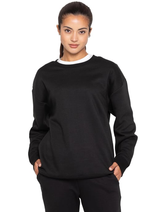 Enzo | Womens Oversized Sweatshirt Trainingsanzug Set - Image 3