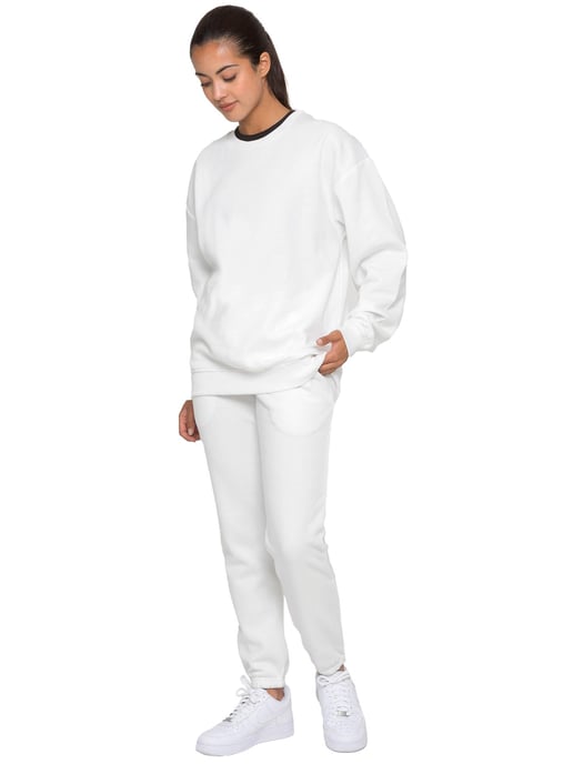 Enzo | Womens Oversized Sweatshirt Trainingsanzug Set - Image 2