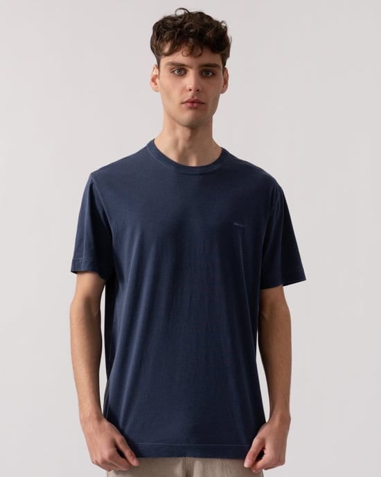 Gant Herren Kurzarm Sunfaded T-Shirt - Image 1