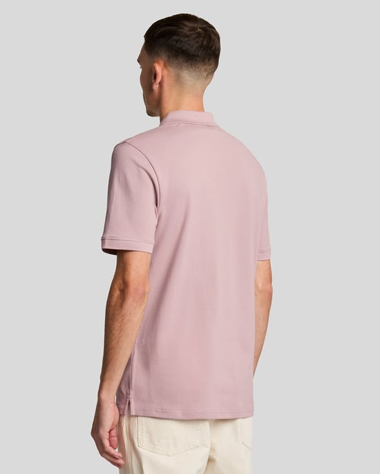 Lyle & Scott Poloshirt, einfarbig, Rosa - Image 3