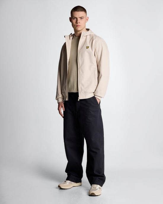 Lyle & Scott Softshelljacke mit Netzrücken – Grau - Image 2