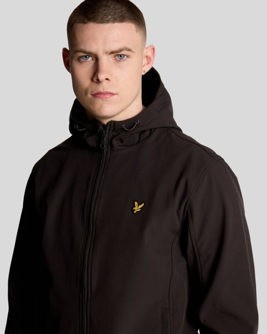 Lyle & Scott Softshelljacke mit Netzrücken – Grau - Image 4