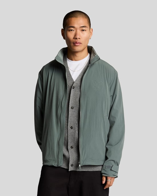Lyle & Scott Keyline Windbreaker Jacke - Grün - Image 1