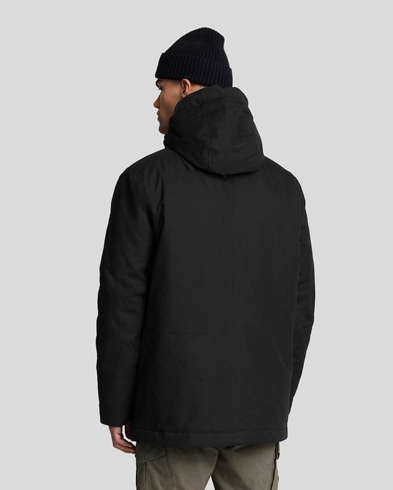 Lyle & Scott Microfleece-Parka - Schwarz - Image 3