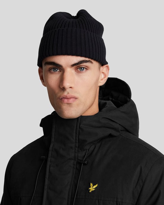 Lyle & Scott Microfleece-Parka - Schwarz - Image 4