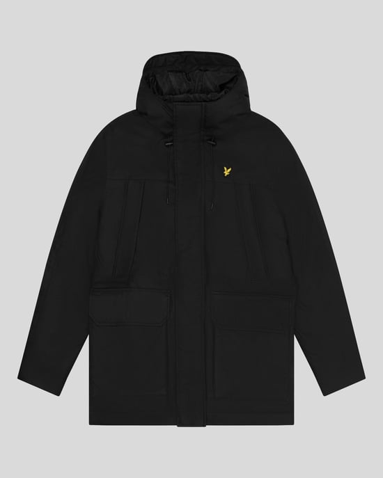 Lyle & Scott Microfleece-Parka - Schwarz - Image 5