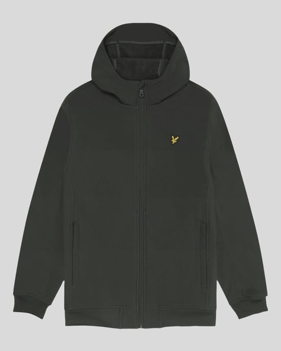 Lyle & Scott Fleece-Rückseite Softshell-Jacke - Grau - Image 5