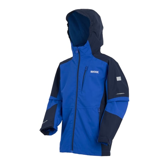 Regatta - "Calderdale II" Jacke, wasserfest für Kinder (Königsblau/Marineblau) - Image 3