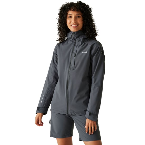 Regatta - "Birchdale II" Jacke, wasserfest für Damen (Schwarz/Mittelgrau) - Image 1