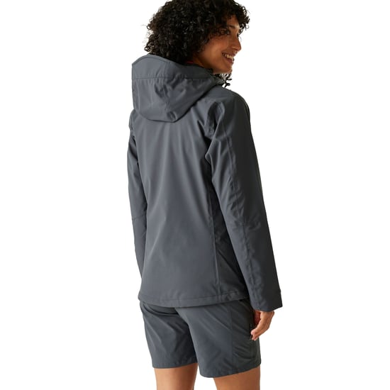 Regatta - "Birchdale II" Jacke, wasserfest für Damen (Schwarz/Mittelgrau) - Image 2