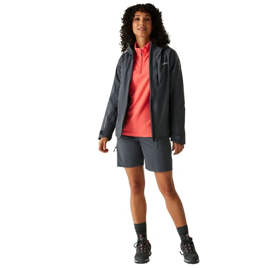 Regatta - "Birchdale II" Jacke, wasserfest für Damen (Schwarz/Mittelgrau) - Image 3