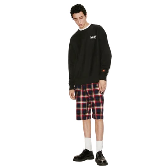 Schwarzes Sweatshirt mit umrissenem Logo von Kenzo Paris - Image 3