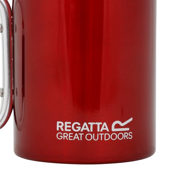 Regatta Great Outdoors Edelstahl-Tasse mit Karabiner-Haken (Rot) - Image 3
