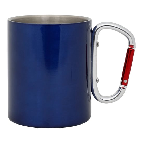 Regatta Great Outdoors Edelstahl-Tasse mit Karabiner-Haken (Blau) - Image 2