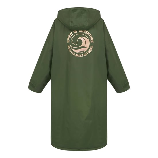 Regatta - Robe Mit Vlies gefüttert für Herren/Damen Unisex (Dunkel-Khaki) - Image 2