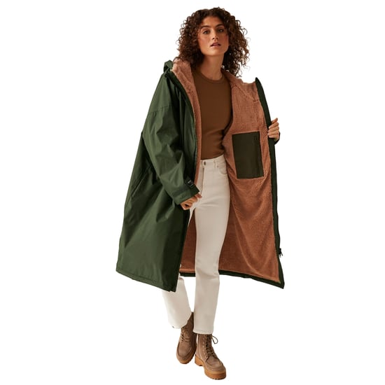Regatta - Robe Mit Vlies gefüttert für Herren/Damen Unisex (Dunkel-Khaki) - Image 3