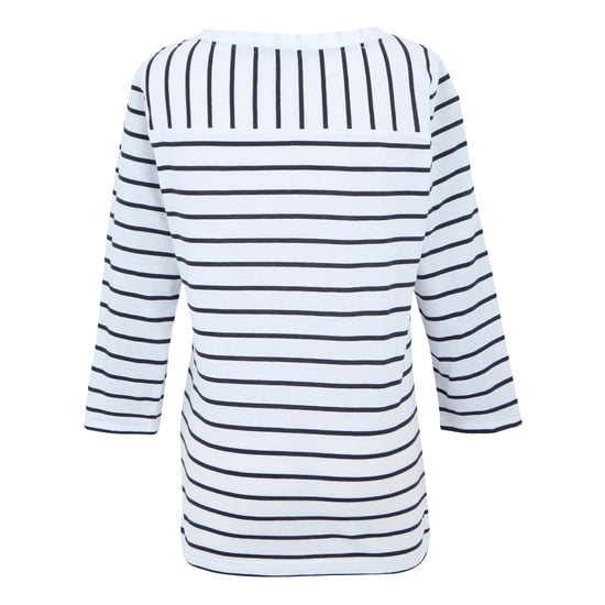 Regatta - "Baylette II" T-Shirt für Damen (Weiß/Marineblau) - Image 2