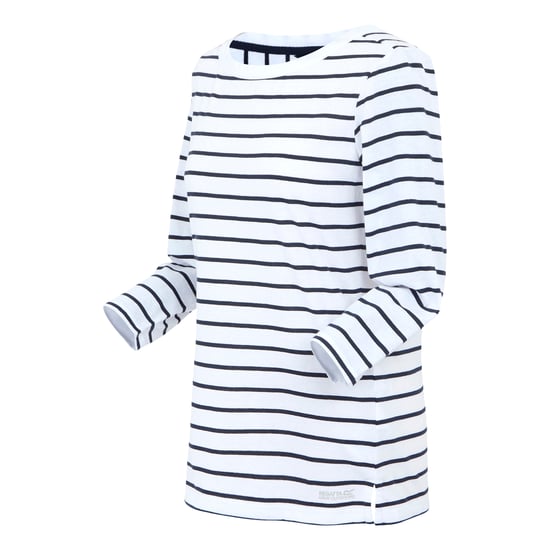 Regatta - "Baylette II" T-Shirt für Damen (Weiß/Marineblau) - Image 3