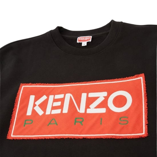 Schwarzes Sweatshirt mit Blocklogo von Kenzo Paris - Image 3