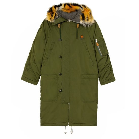 Kenzo wattierter Parka, dunkelkhakigrüne Jacke - Image 1