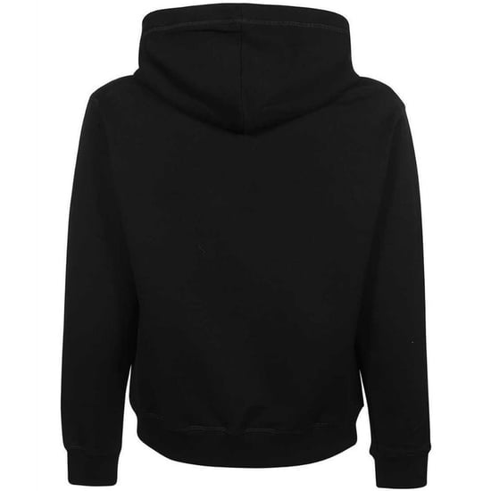 Dsquared2 Cool Fit Kapuzenpullover mit geprägtem Ahornblatt-Logo in Schwarz - Image 2