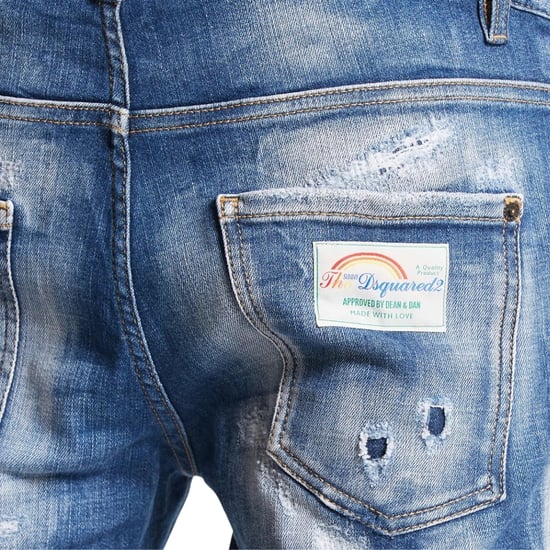 Dsquared2 Super Twinky Jean Faded verstärkte zerrissene blaue Jeans - Image 4