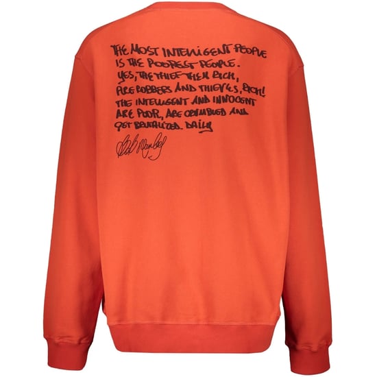 Dsquared2 Bob Marley Cool Fit Orange Sweatshirt - Image 2