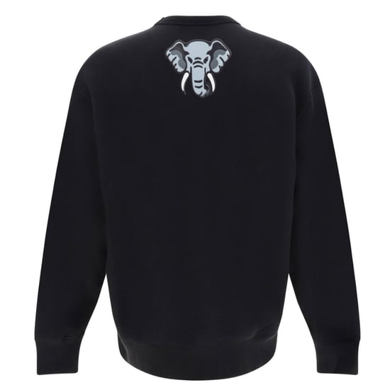 Schwarzes Sweatshirt mit großem Logo von Kenzo Paris - Image 2