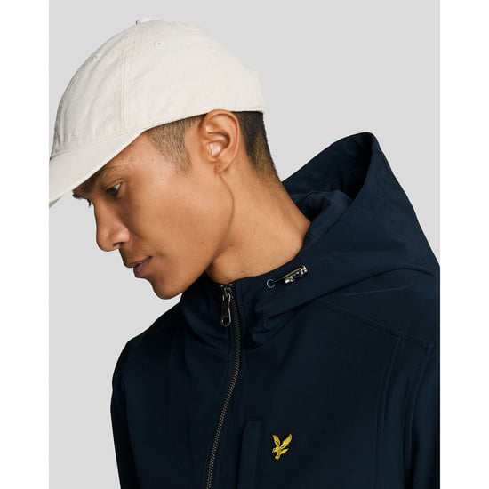 Dunkelblaue Softshelljacke mit Lyle & Scott-Logo - Image 4