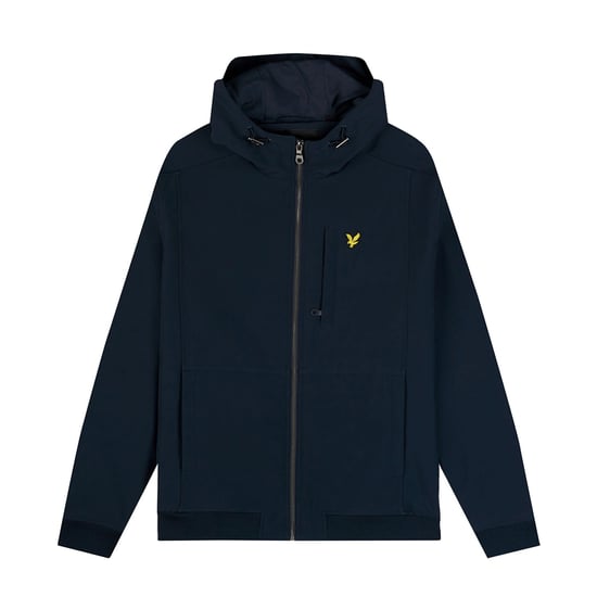 Dunkelblaue Softshelljacke mit Lyle & Scott-Logo - Image 5