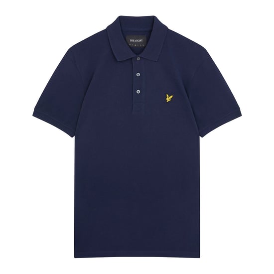 Lyle & Scott Navy Kurzarm-Poloshirt aus Baumwolle - Image 5