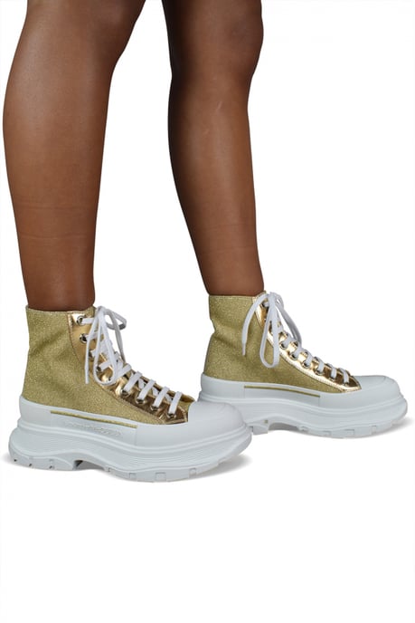 Alexander McQueen Sneakers Tread Slick Gelb - Image 2