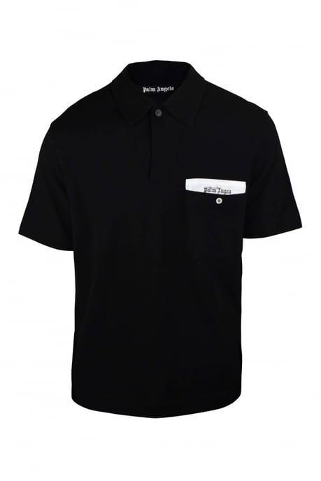 Palm Angels Poloshirt Schwarz - Image 1