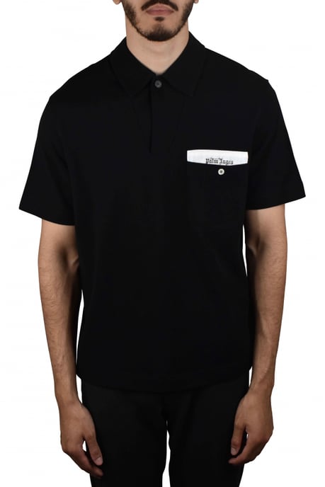 Palm Angels Poloshirt Schwarz - Image 2