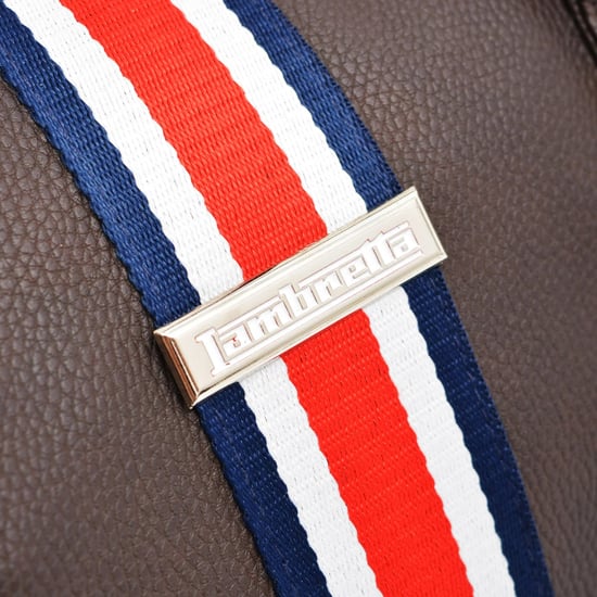 Lambretta - Wochenend-Reisetasche, Vintage (Braun) - Image 3