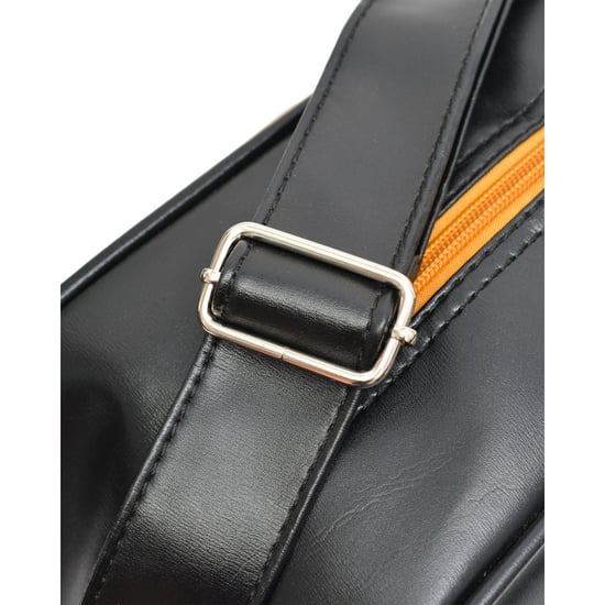 Lambretta - Herren/Damen Unisex Kabinengepäck, Logo (Schwarz/Senf) - Image 3