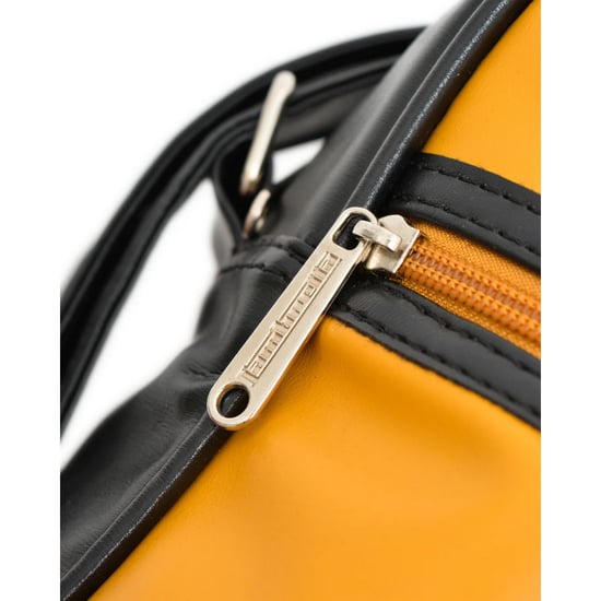 Lambretta - Herren/Damen Unisex Kabinengepäck, Logo (Schwarz/Senf) - Image 4