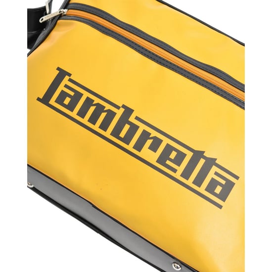 Lambretta - Herren/Damen Unisex Kabinengepäck, Logo (Schwarz/Senf) - Image 5