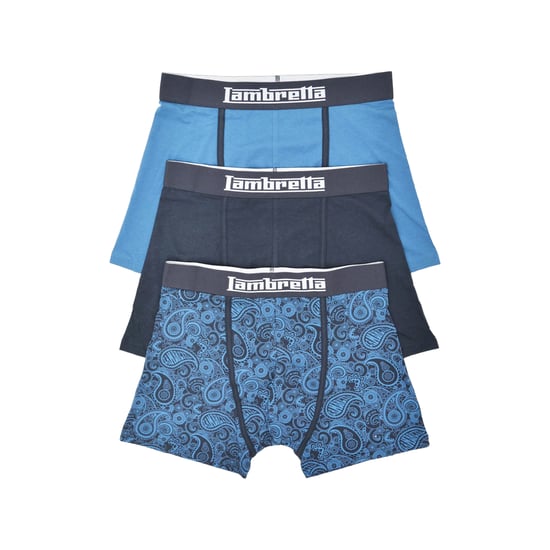 Lambretta - Boxershorts für Herren(3er-Pack) (Marineblau) - Image 1