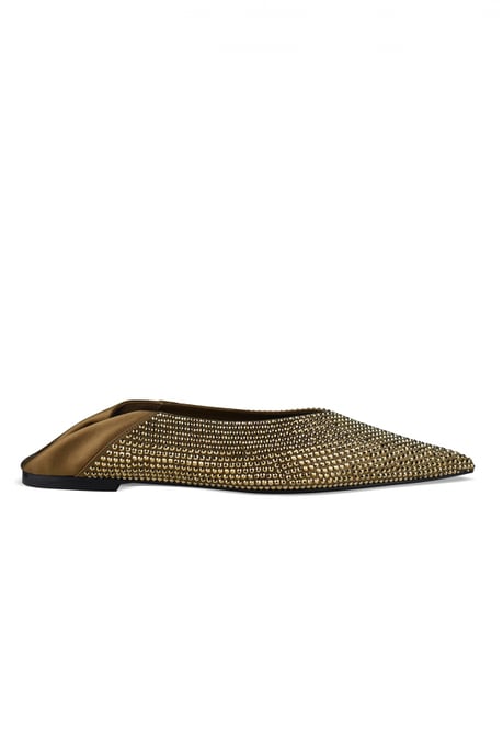 Saint Laurent Pantoletten Nour 05 Gold - Image 2