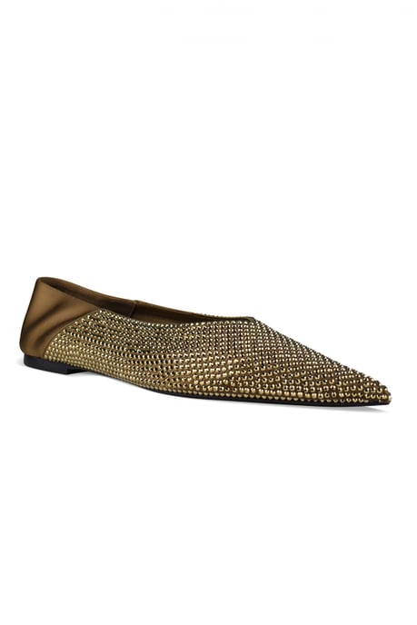 Saint Laurent Pantoletten Nour 05 Gold - Image 3