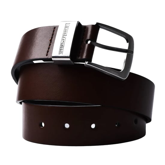 Lambretta - Gürtel, Mit Leder gefüttert (Dunkelbraun) - Image 1