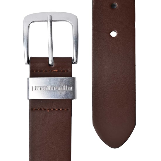 Lambretta - Gürtel, Mit Leder gefüttert (Dunkelbraun) - Image 3