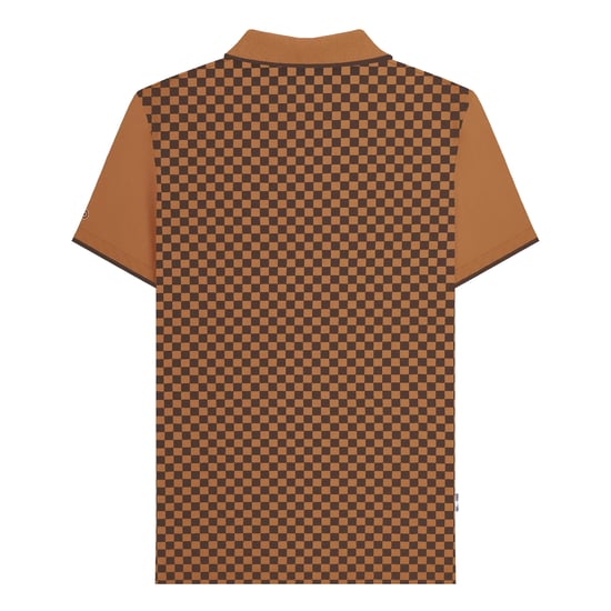 Lambretta - Poloshirt Rundum bedruckt für Herren (Tabak) - Image 2