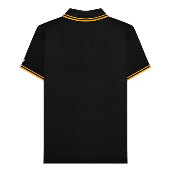 Lambretta - "SS25" Poloshirt für Herren (Schwarz/Gold) - Image 2