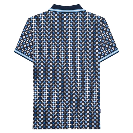 Lambretta - "SS25" Poloshirt für Herren (Marineblau/Azure Blau) - Image 2