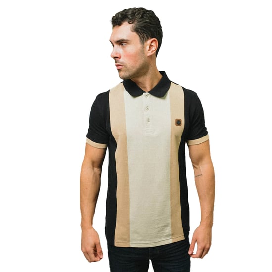 Lambretta - Poloshirt Verkleidet für Herren (Schwarz) - Image 3